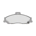 Set of 4 Bendix Front Disc Brake Pads for Ford Courier PE PG PH (1999–2006)