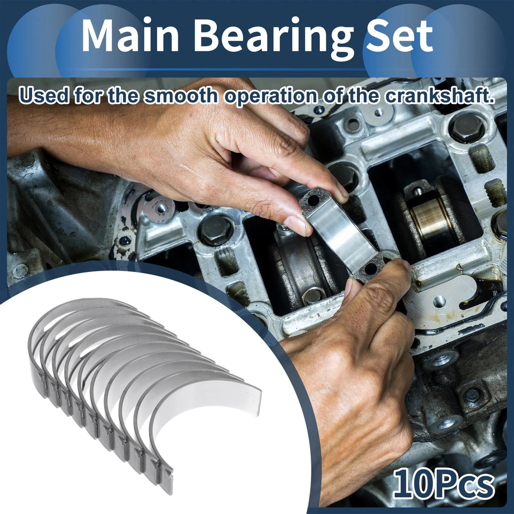 Engine Main Bearing Set Replacement for Mitsubishi L200 (1992–1999) 10 Pcs