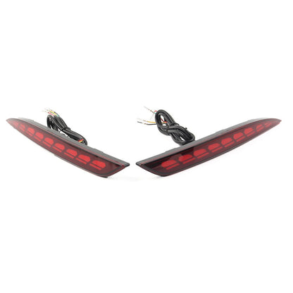 3 Functions Pair Rear Brake Light Turn Signal Reflector for Tesla Model Y (2020–2022)