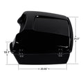 Chopped Trunk Backrest Mounting Rack for Harley Touring (2009–2013)