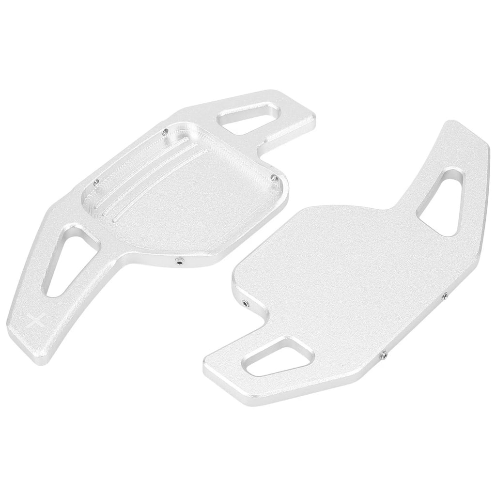 Steering Wheel Shift Paddle Cover Silver Tone Replacement for Audi A3 A4L (2012–2024)