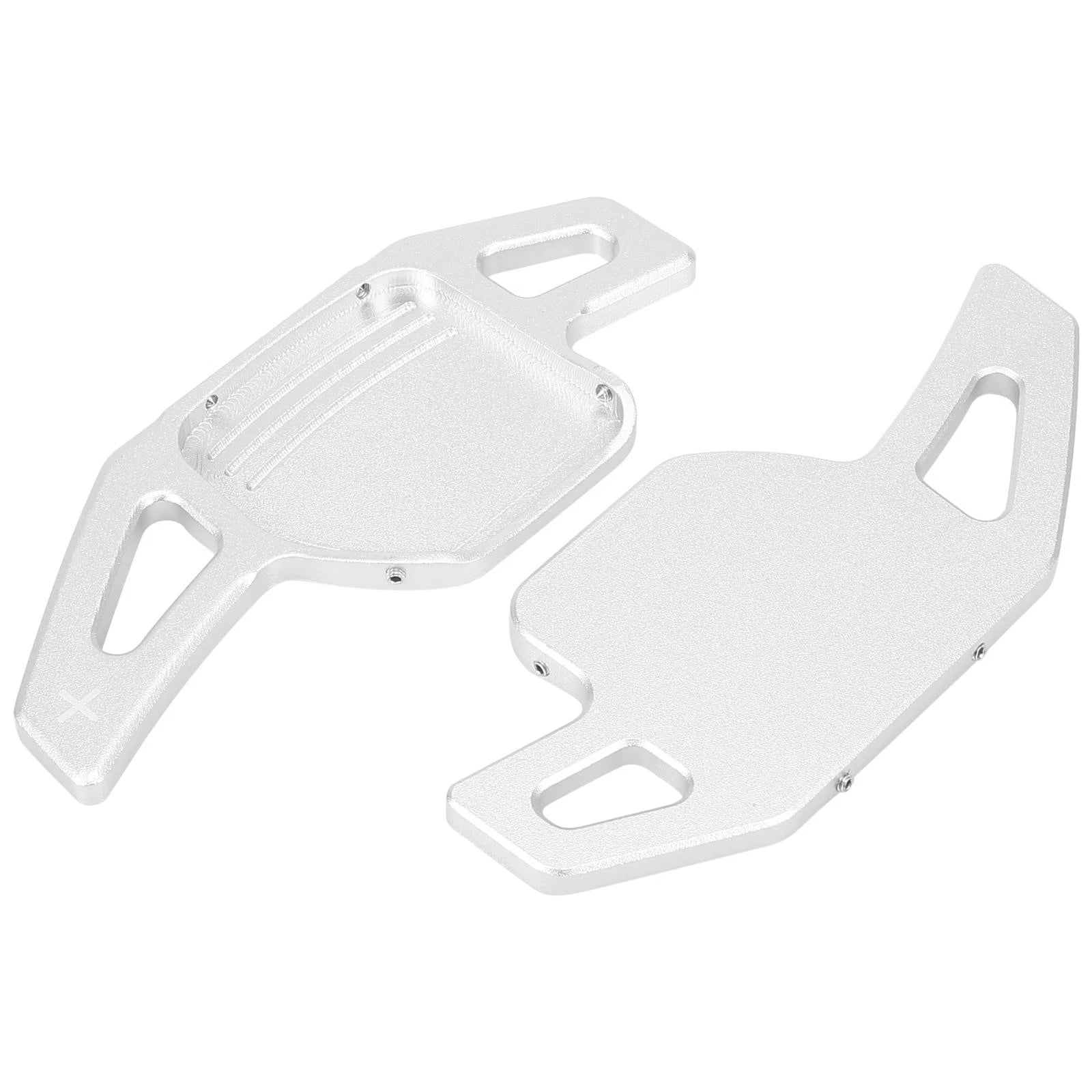 Steering Wheel Shift Paddle Cover Silver Tone Replacement for Audi A3 A4L (2012–2024)