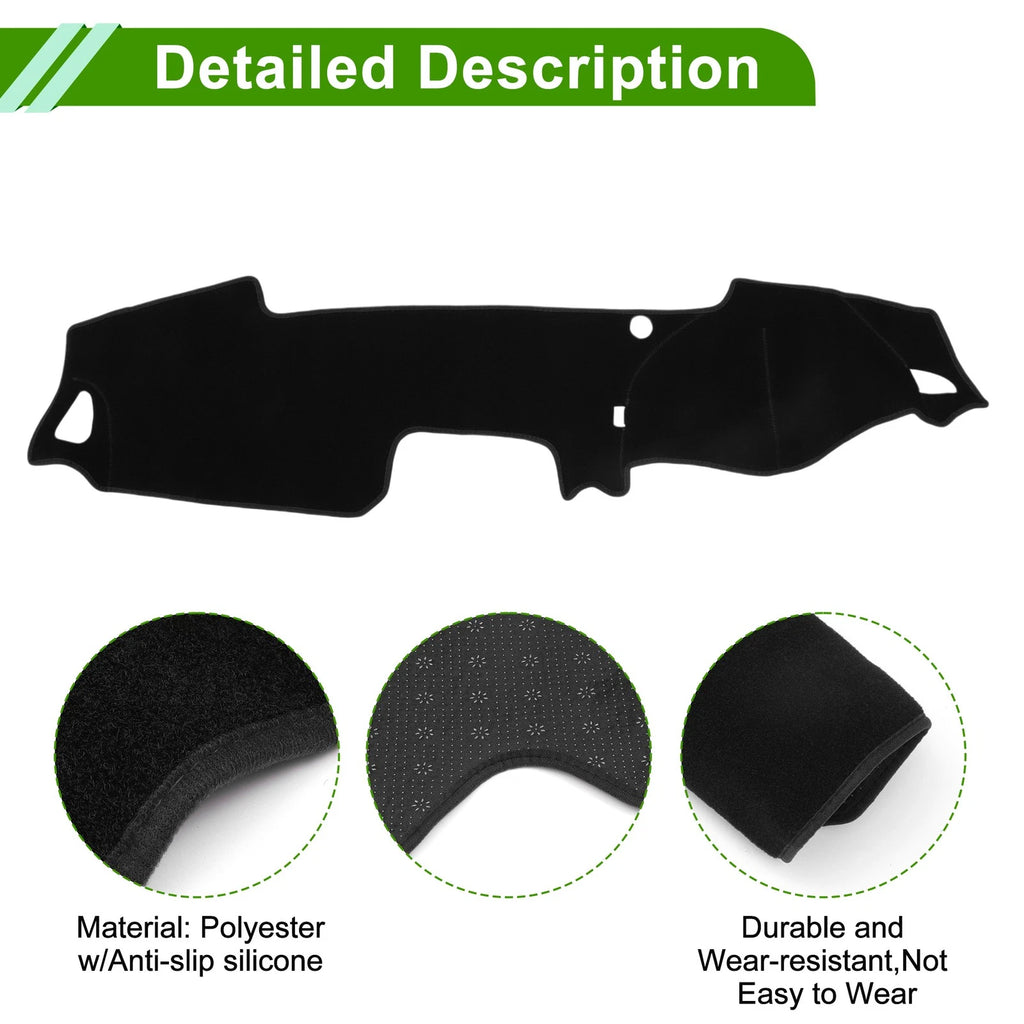 Dashboard Dash Cover Mat Replacement for Mazda Roadster MX-5 (2016–2018)