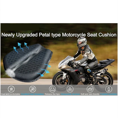 3D Honeycomb Gel Seat Cushion for Motorcycle (Universal Fit)