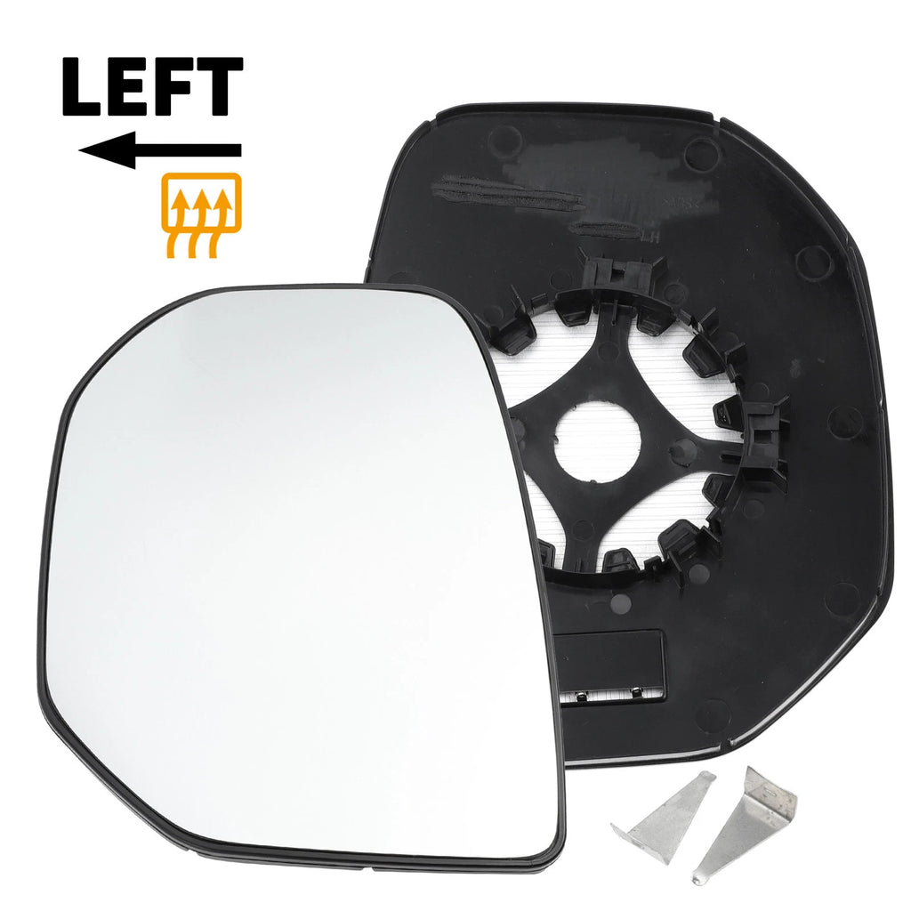 Left Side Heated White Mirror Glass for Citroen Berlingo (2008–2012)