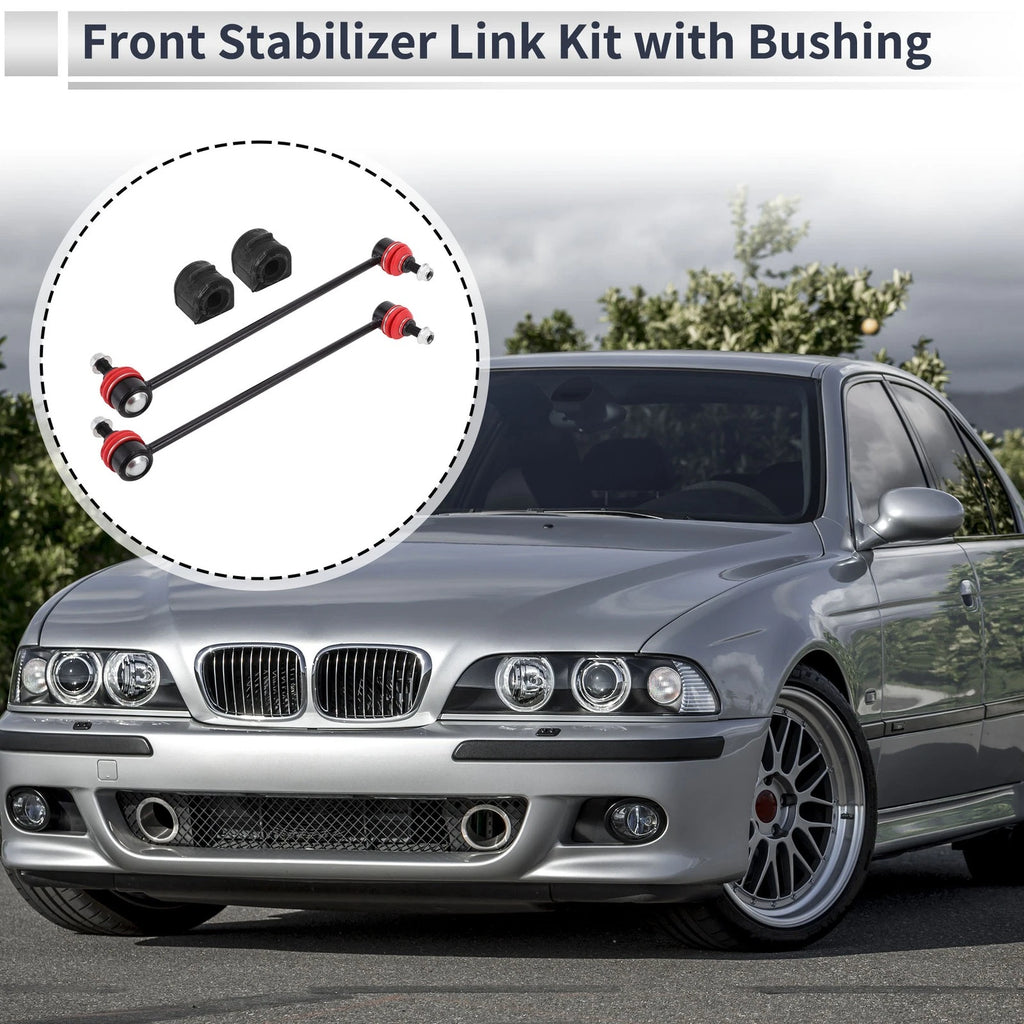 Front Stabilizer Bar Links with Bushings 2 Piece for Mazda 3 (2004–2009)
