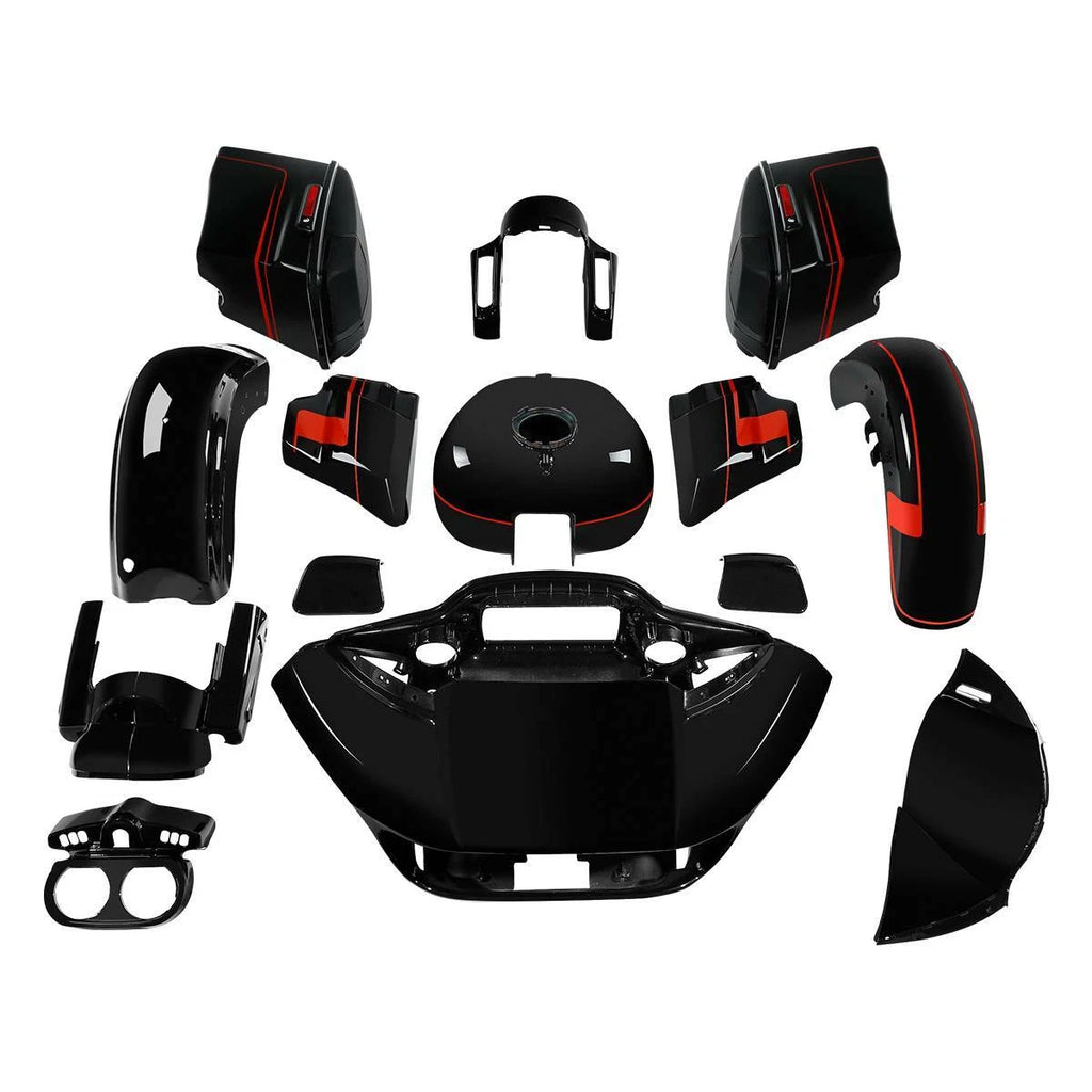 Fairings Bodywork Kit for Harley CVO Road Glide (2018) Black