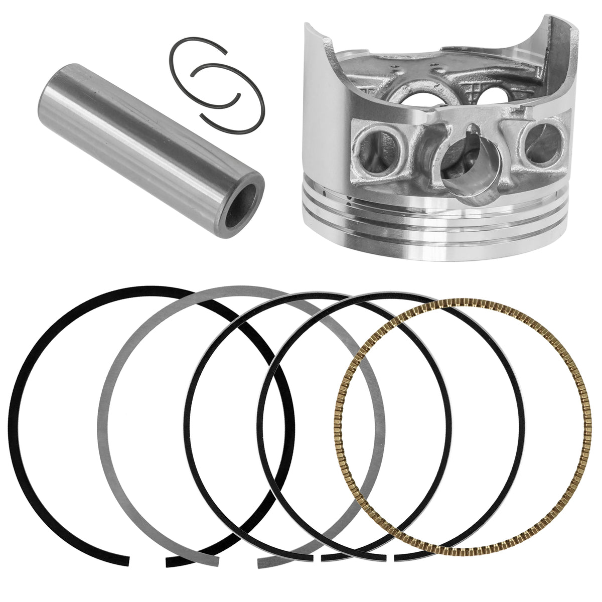 Caltric Engine Piston Ring Kit for Honda XL250S (1979–1981)