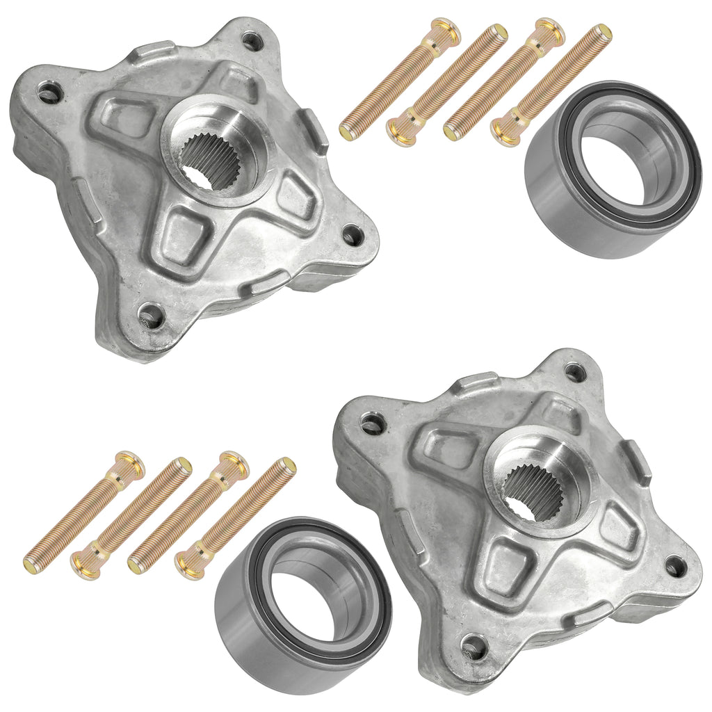 Wheel Hub Assembly Front Left Right with Bearings for Polaris RZR 800 EFI (2010–2014)