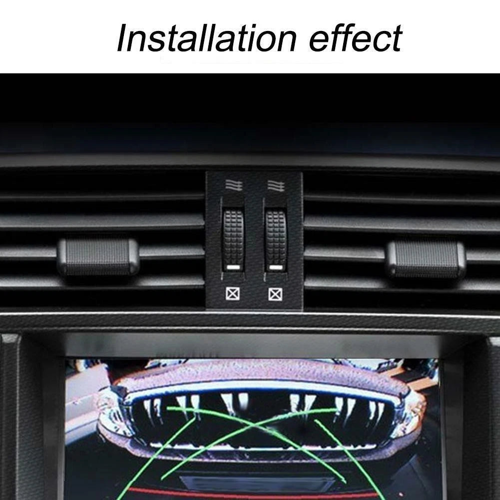 Vent Tab Clip for 2010–2017 A/C Air Outlet Plastic Repair Black Center