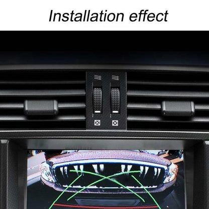 Vent Tab Clip for 2010–2017 A/C Air Outlet Plastic Repair Black Center
