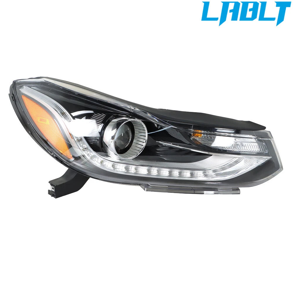 Right Side Headlight Assembly Halogen w/LED DRL for Chevy Trax (2017–2019)