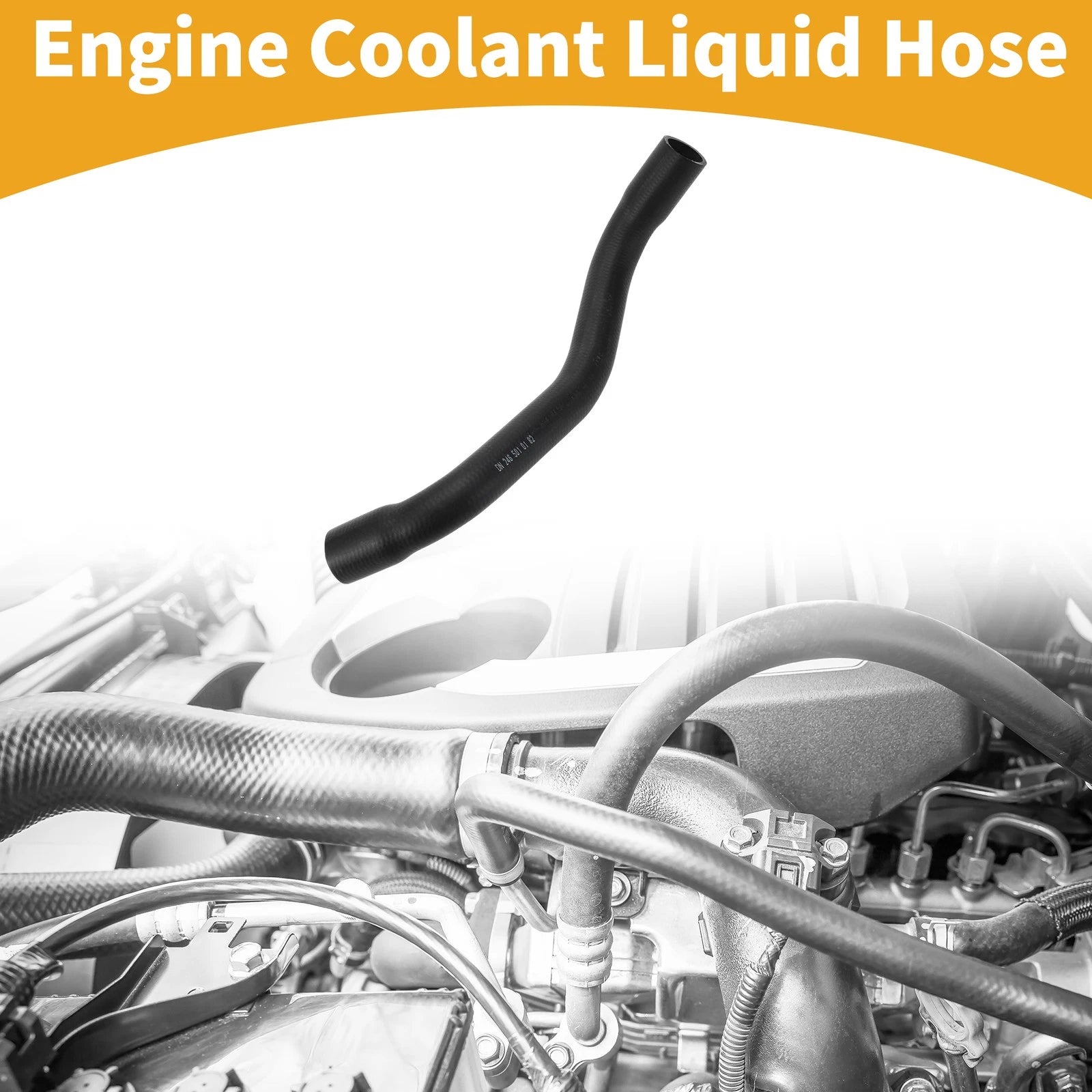 Radiator Coolant Hose for Mercedes GLA250 GLA45 AMG (2015–2020)