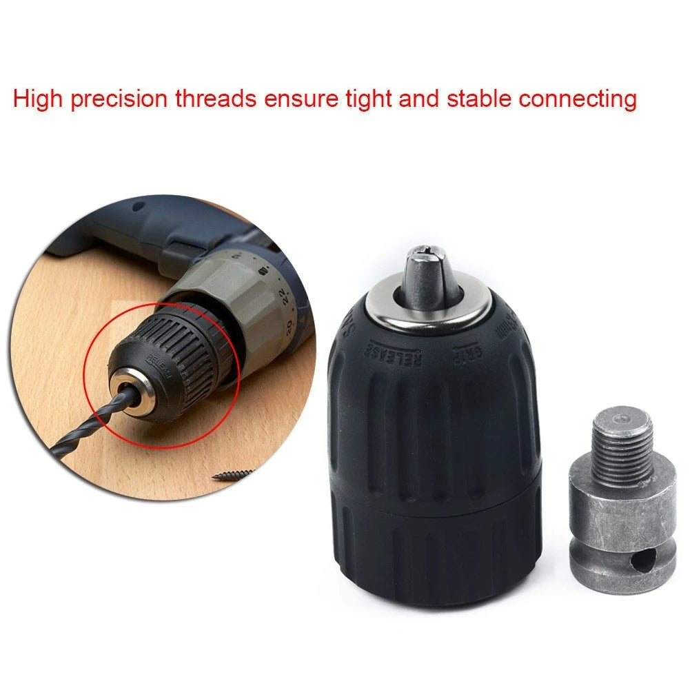1/2" Keyless Drill Chuck Shank Replacement for Screwdriver