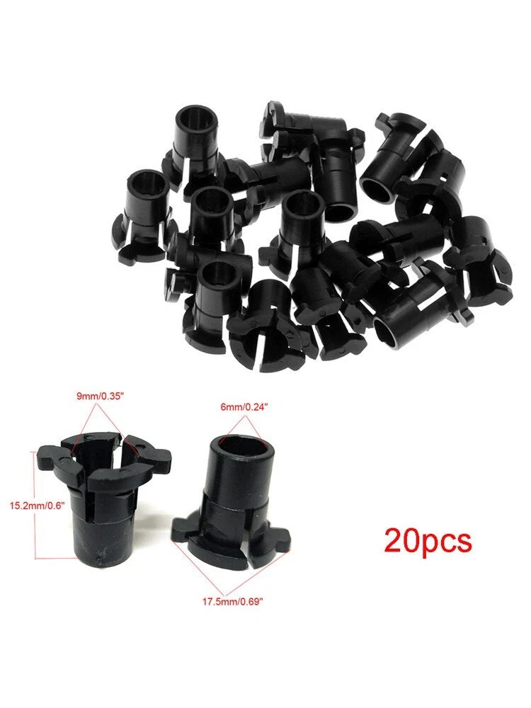 Set of 20 Headlight Screw Clips for BMW E30 E34 E24 E32 (1982–1994)
