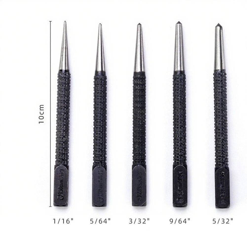 5-Piece Center Punch Set for Hole Positioning