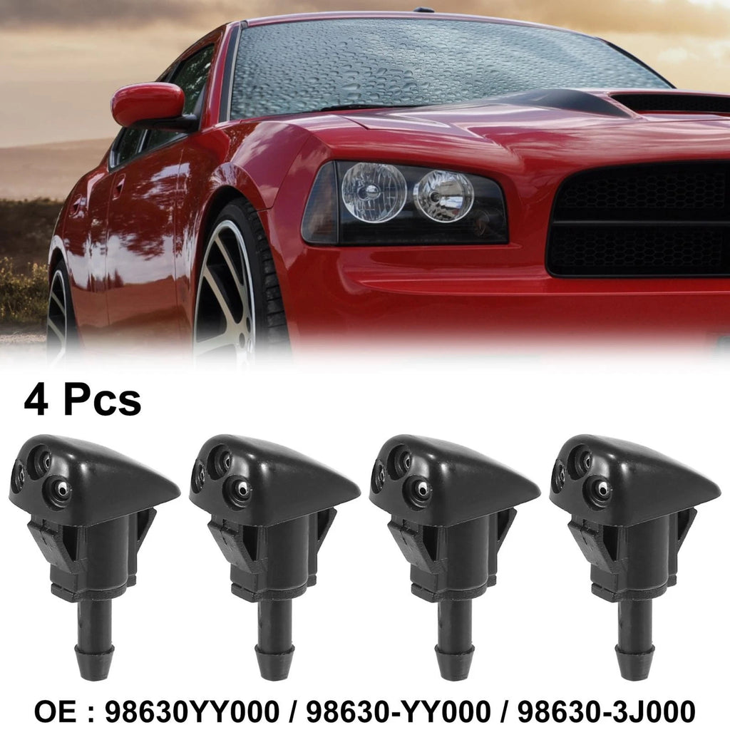 Windshield Washer Nozzles Front Set for Hyundai Tiburon Elantra (2003–2011)