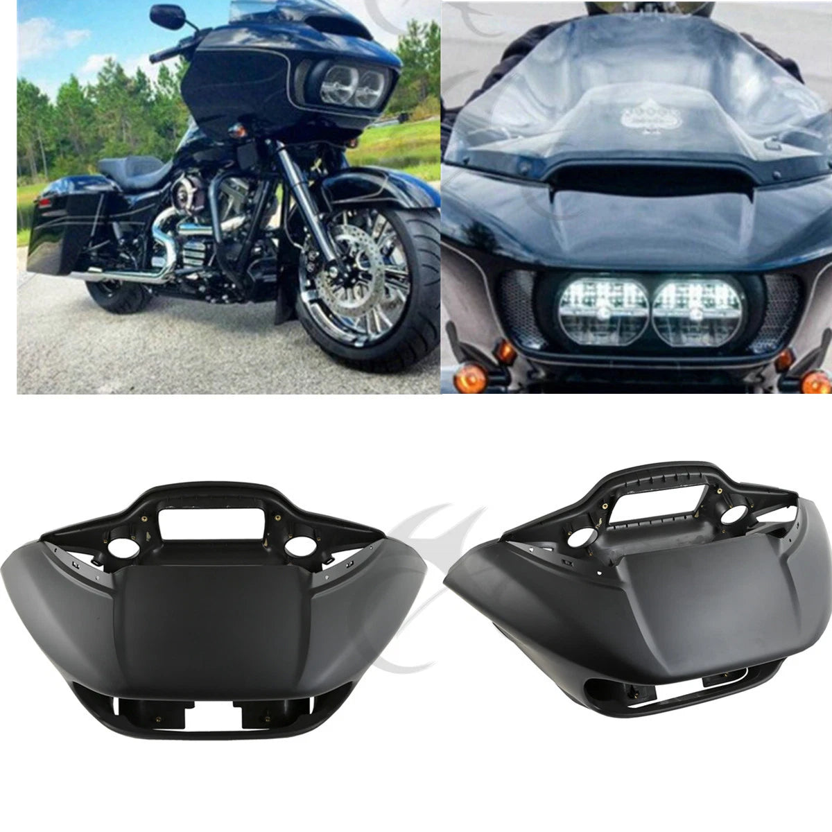 Inner Outer Fairing Speaker Cover Grille for Harley Road Glide FLTRX (2015–2023)