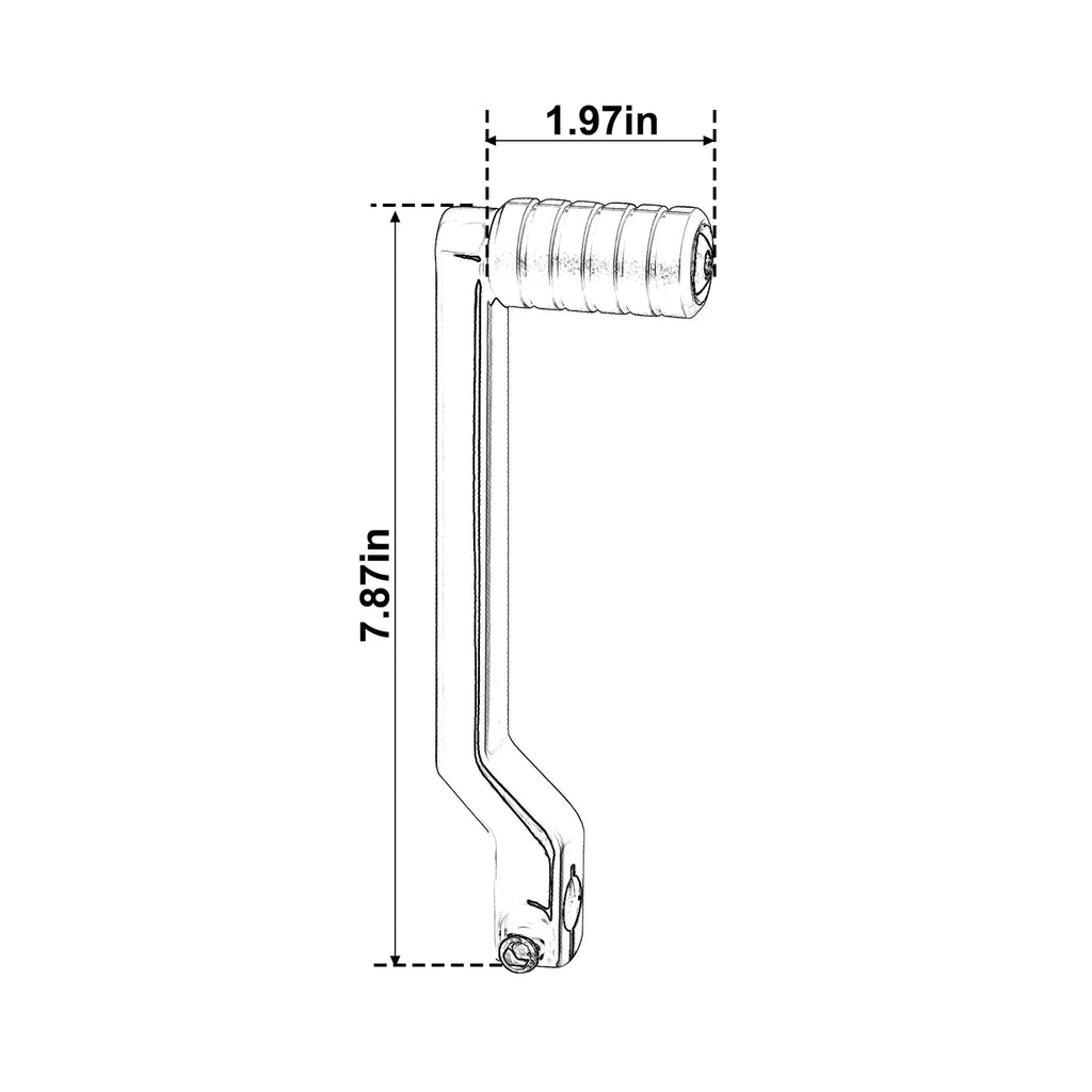 Heel Toe Shift Lever for Harley Touring Glide Softail (1986–2017)