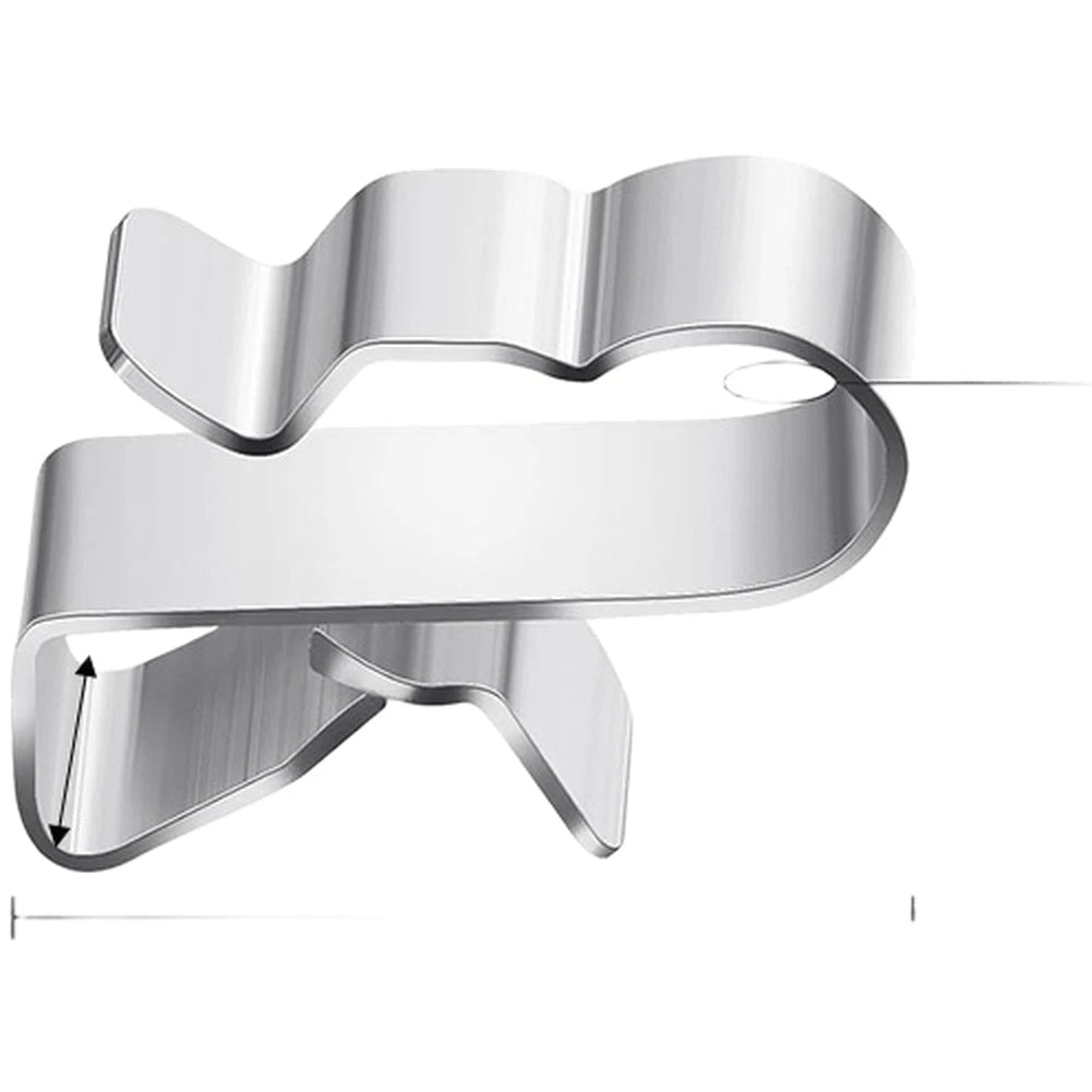 Wire Clamp for Solar Panel Cables and Trailer Frames (Stainless Steel)