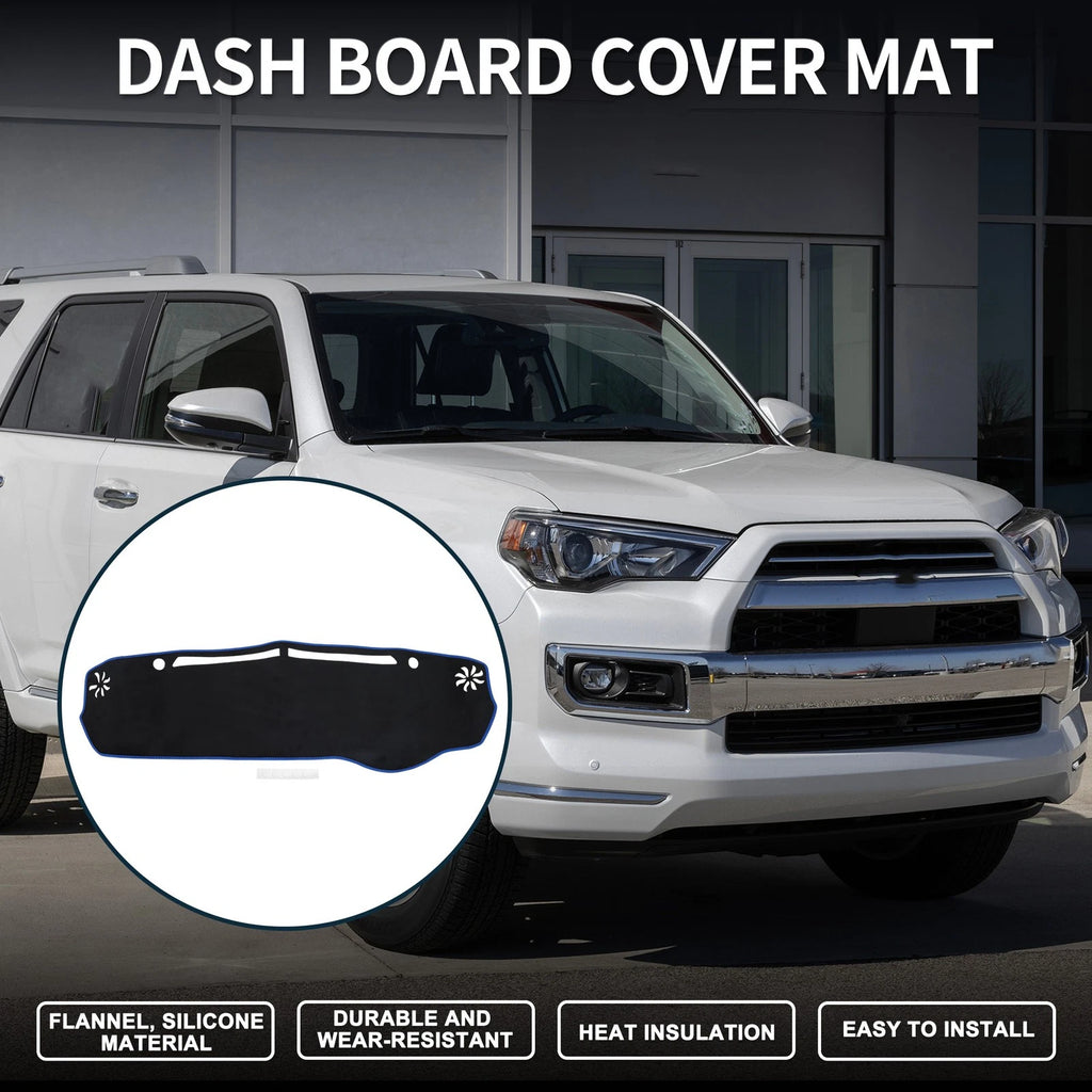 Dash Cover Mat for Mazda Flair Crossover Sun Protector Black Blue Set (2005–2015)
