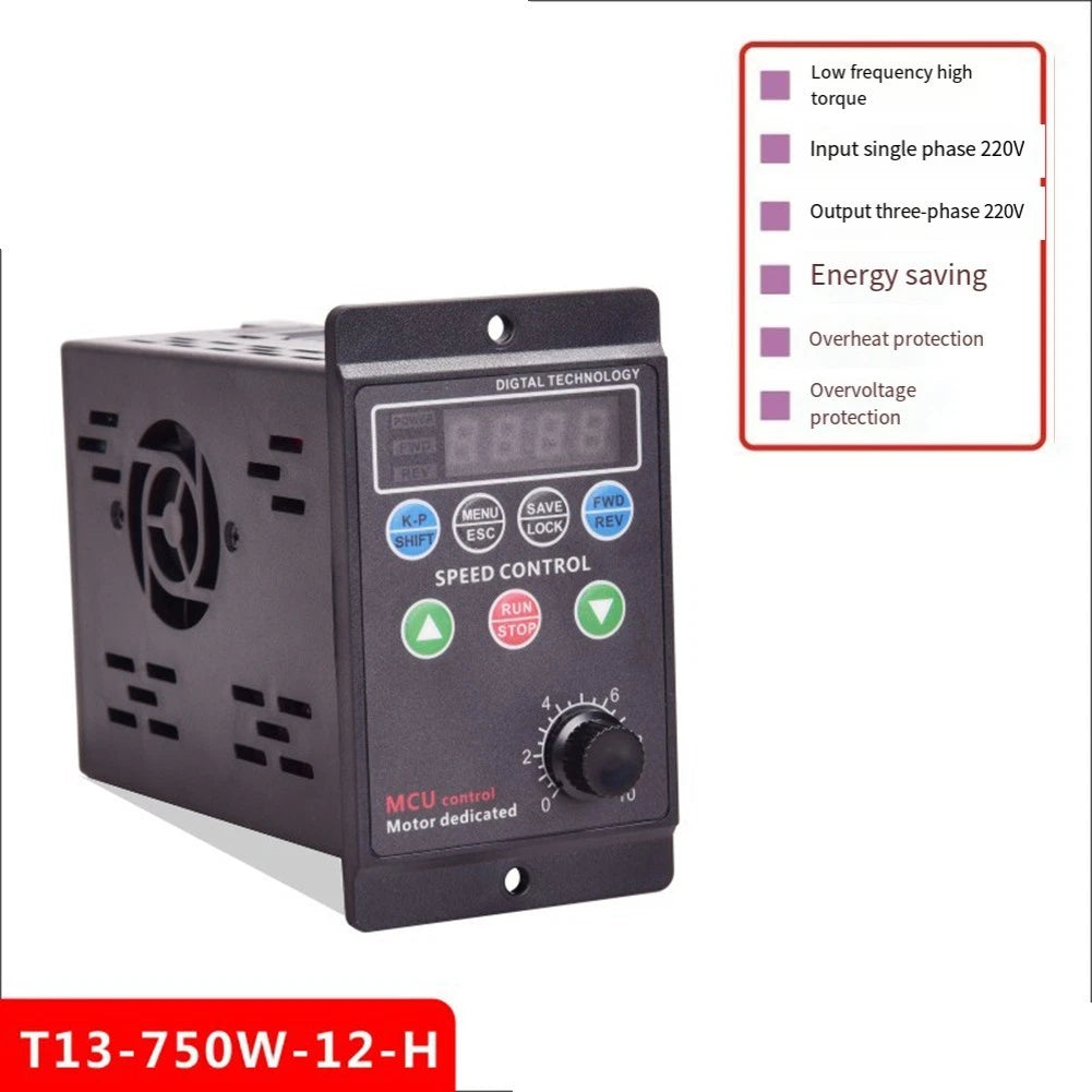 750W VFD V/F Control for 3-Phase Motors (AC220V Input)