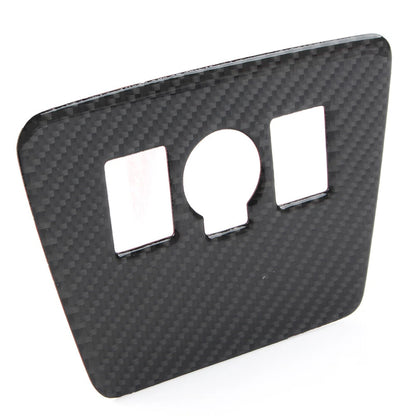 Carbon Fiber Black Power Output Button Panel Cover Trim For Toyota Prius 2012-15