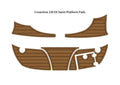 EVA Faux Foam Teak Decking Flooring Mat for Crownline 230 EX