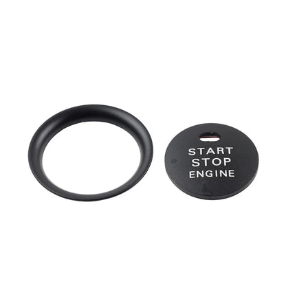 2X Black Engine Start Push Button Cover Ring Trim for Mazda 3 (2014–2019)