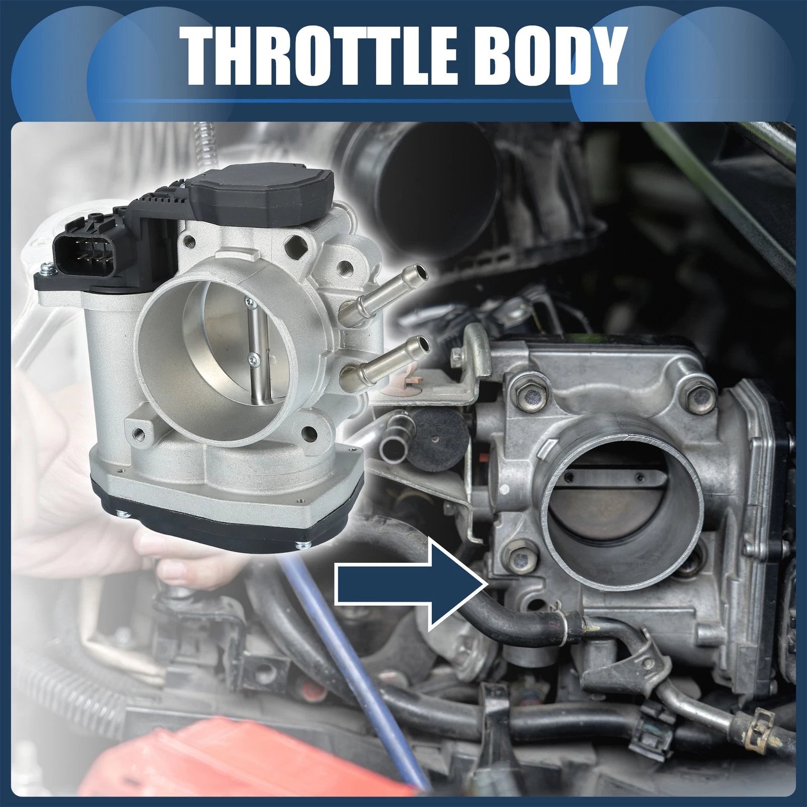 Throttle Body Actuator OEM Replacement for Hyundai Santa Fe (2007–2009)