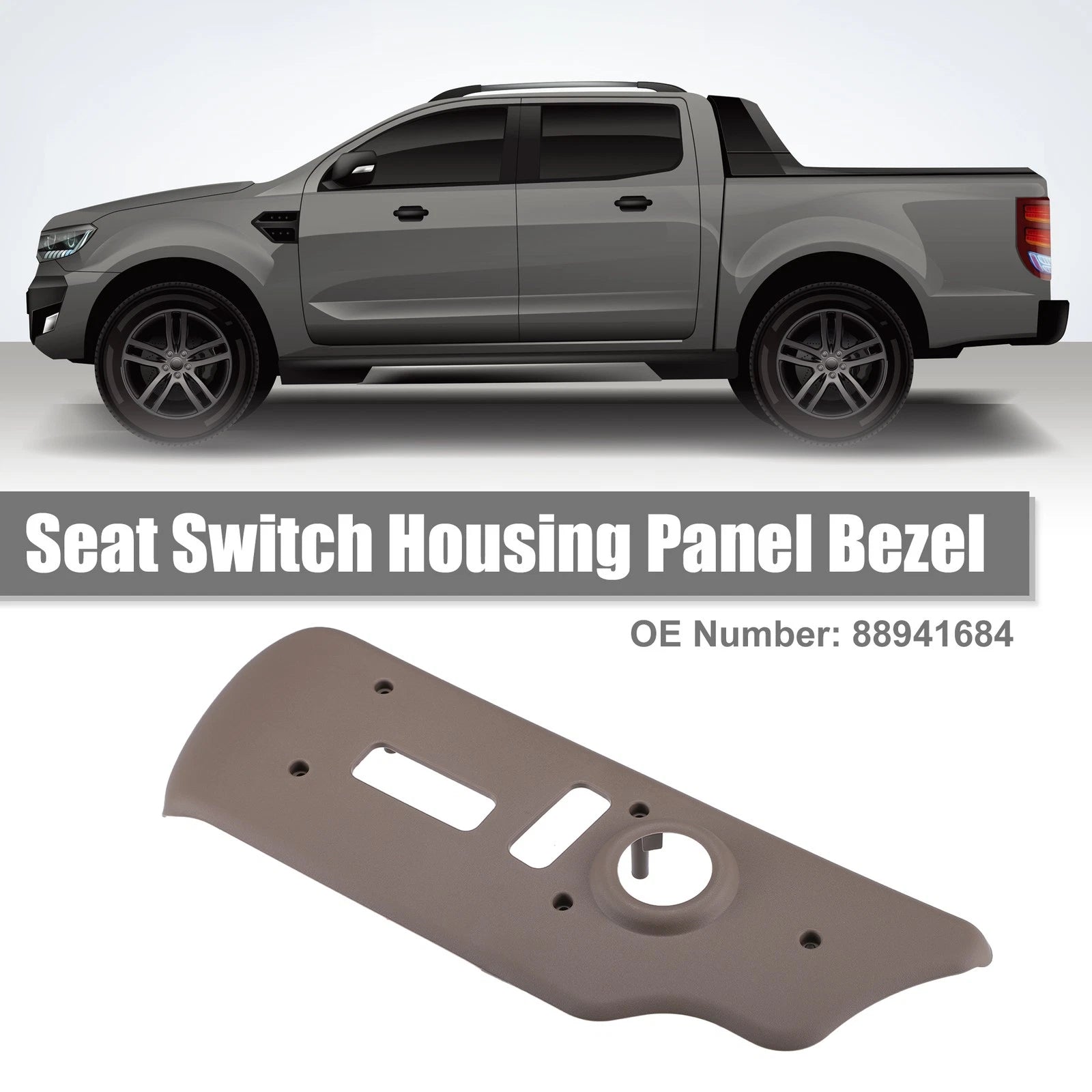 Front Left Seat Switch Housing Trim Bezel Panel for Chevrolet Suburban (2007–2014)
