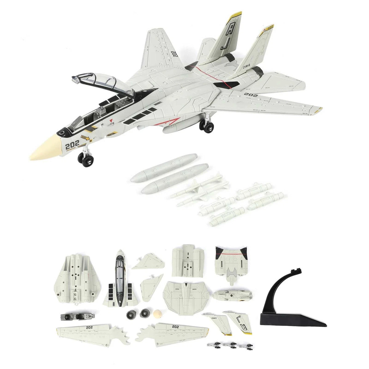F-14 Tomcat Fighter Model Kit 1/72 Scale (27cm) United States Navy