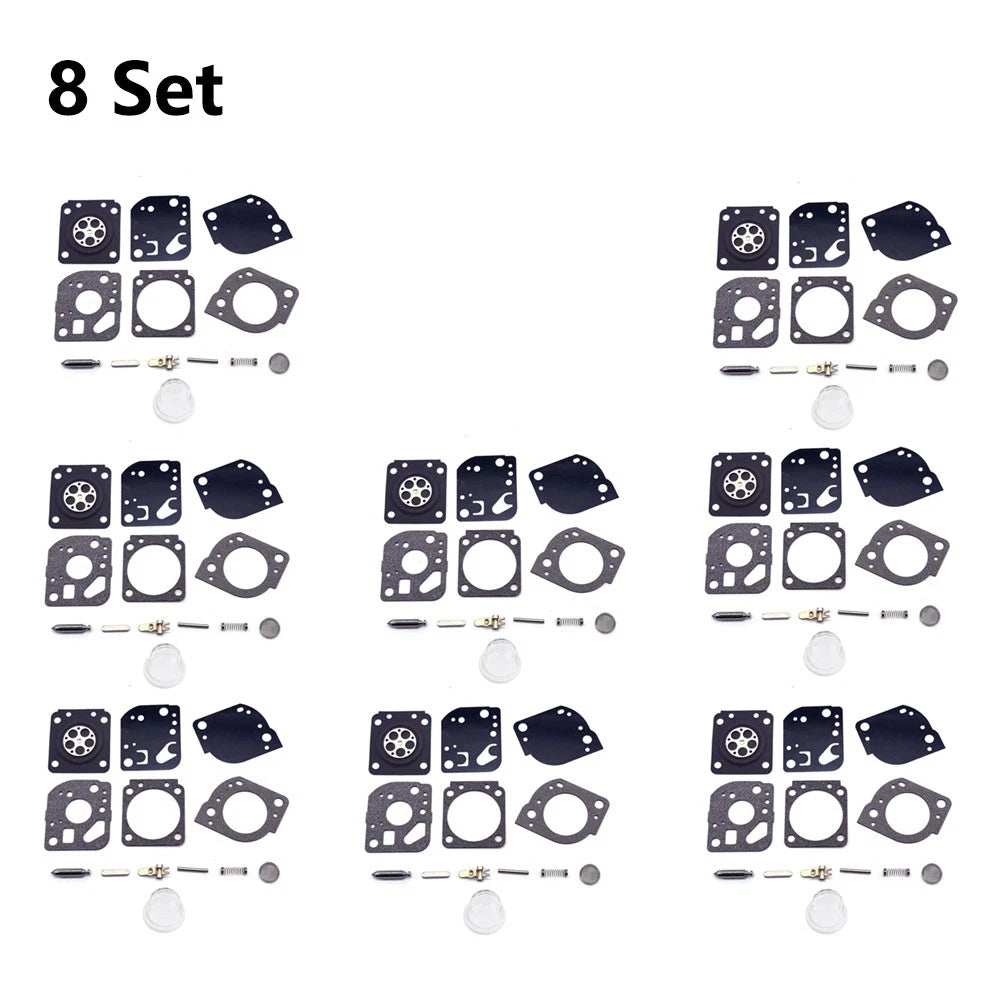8x Carburetor Repair Kit for Poulan Ryobi Homelite Zama C1U-W19 RB-117