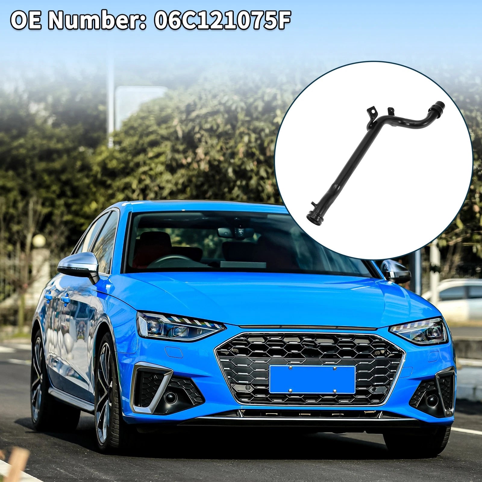 Radiator Hose Coolant Pipe Replacement for Audi S4 (2004–2009)
