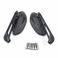 CNC Gridding Black Integrated Side Mirrors for