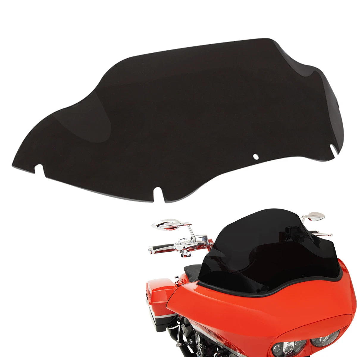9.5" Windshield Windscreen for Harley Touring Road Glide (1989–2013)