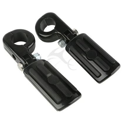 32mm Black Highway Engine Guard Bar Foot Pegs for Harley (Universal)