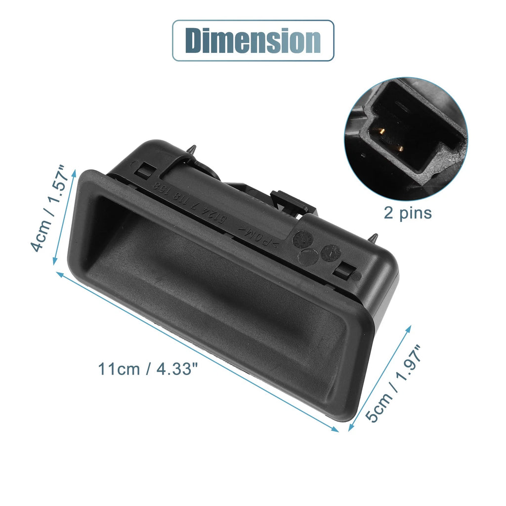 Trunk Tailgate Handle Release Switch for BMW E60 E70 E82 E88 E91 (2008–2017)