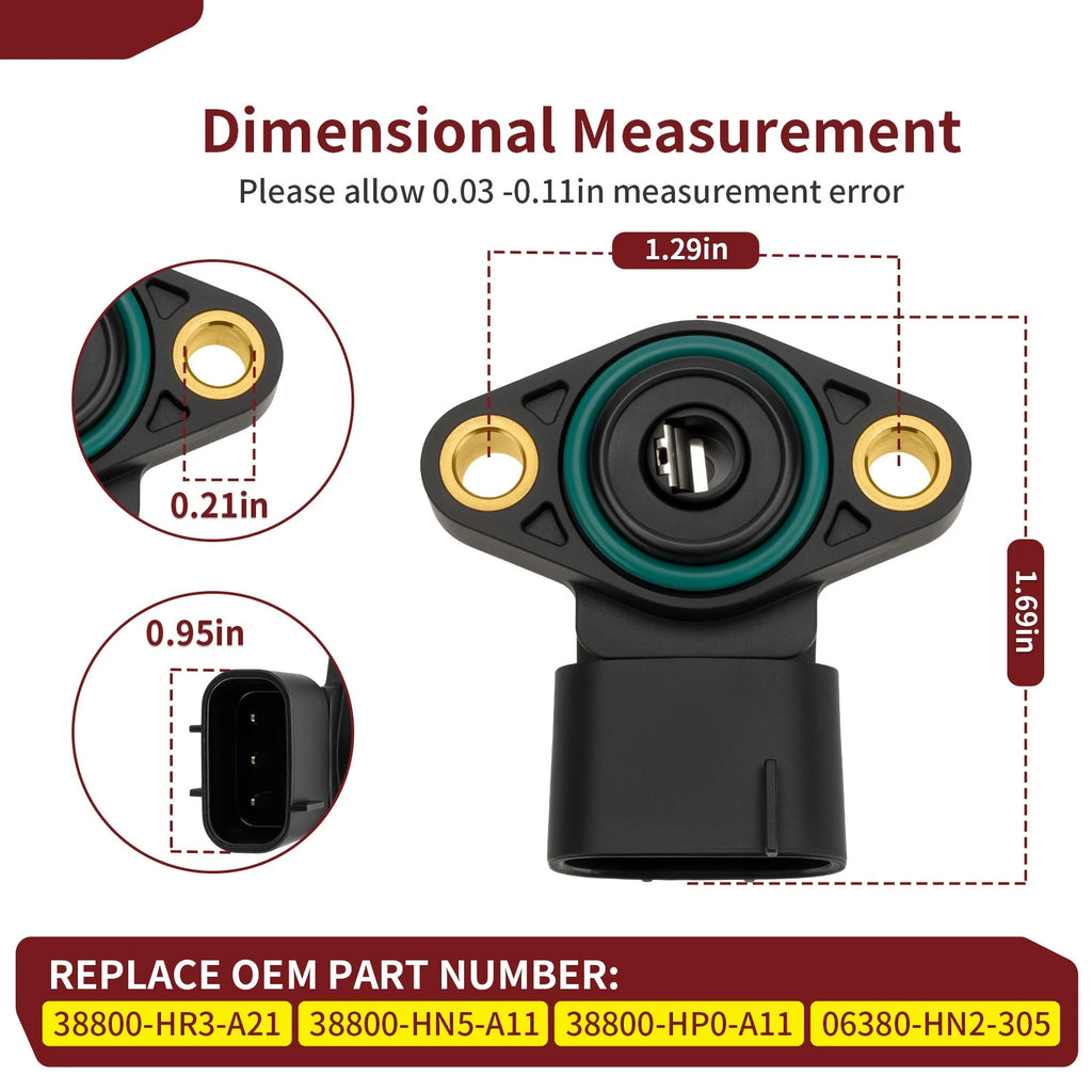 Shift Angle Sensor for Honda Rancher TRX350 (2002–2006) / TRX420 (2007–2024)