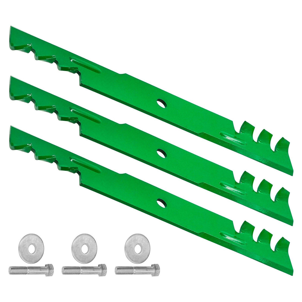 Deck Blade with Bolt Replacement for Toro Z400 Z500 Z557 (2005–2018)