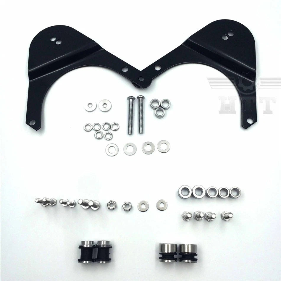 Sissybar Backrest Docking Hardware Kit for Harley Touring (1997–2008)