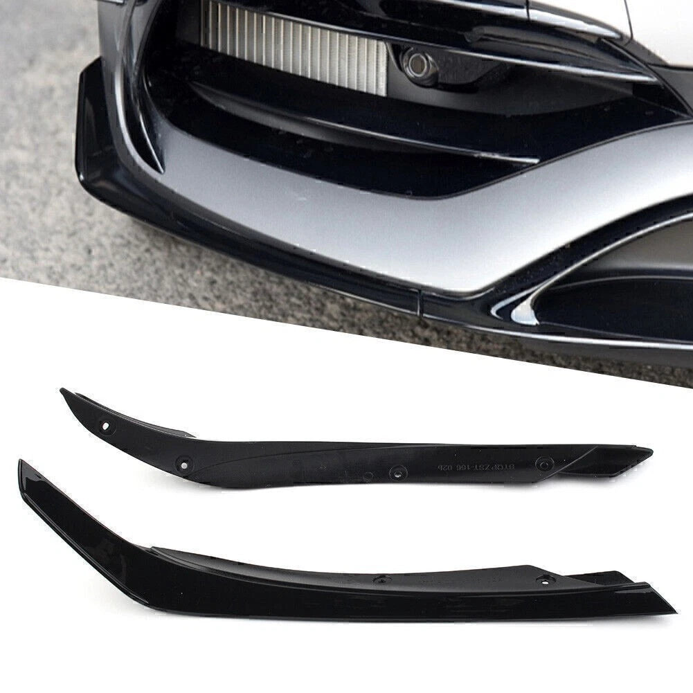 Front Lip Spoiler Fin Splitter for Mercedes Benz A-Class W176 (2016–2018)