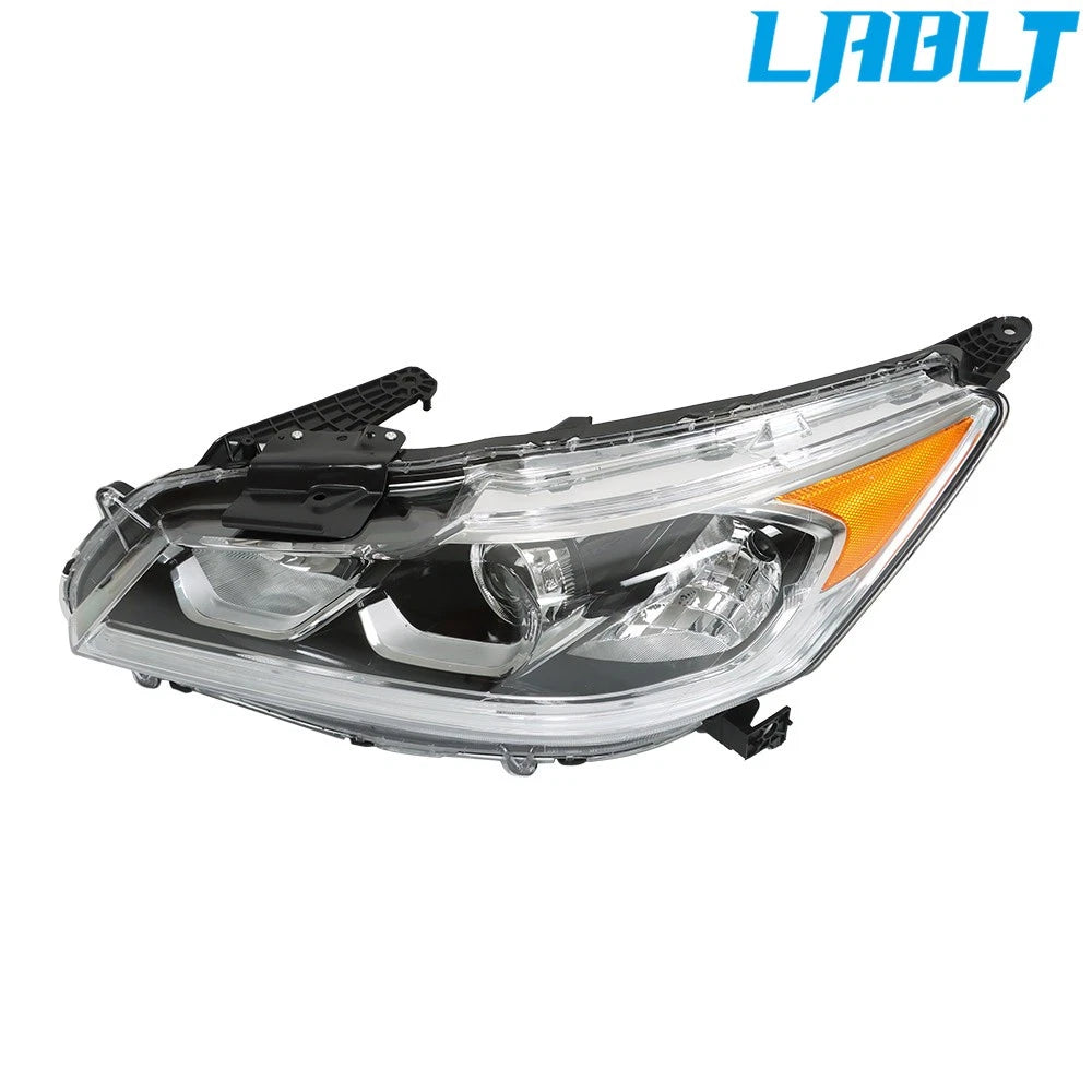 Left Side Halogen Headlight Assembly with LED DRL for Honda Accord (2016–2017)