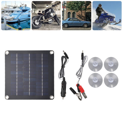 Solar Panel Kit for Motorcycles (Portable, Long Lasting)