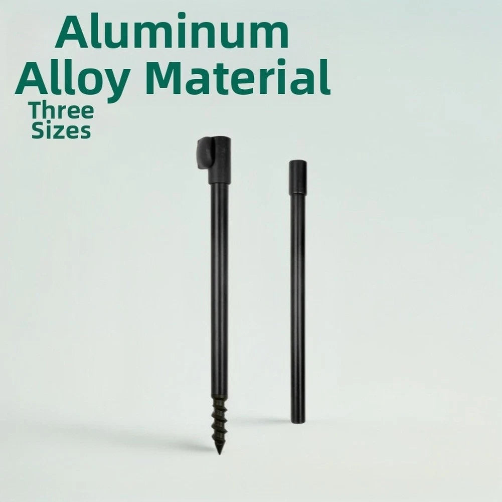 Adjustable Aluminum Fishing Rod Holder with Spiral Head Base