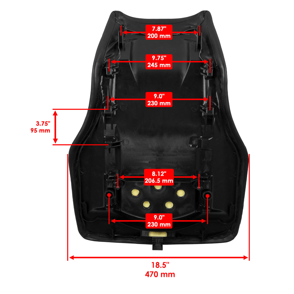 Complete Seat Replacement for Yamaha Grizzly 660 YFM660FAH 4X4 (2005–2006)