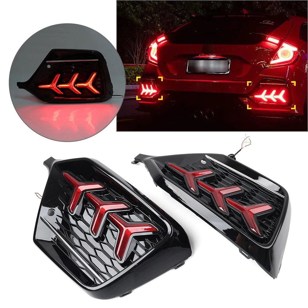 Rear Bumper Brake Signal Light for Honda Civic Hatchback (2017–2021)