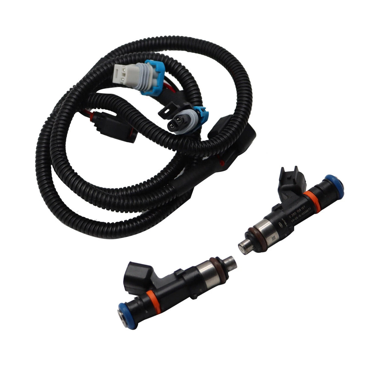 2Pcs Fuel Injector with Pigtail Harness for Polaris Ranger XP 800 (2012–2013)