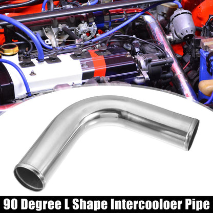 2X 3" Intercooler Air Intake Tube 90 Degree Bend Elbow for