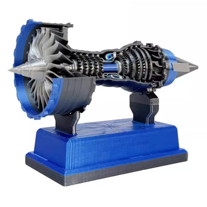 Portable TR900 Turbofan Engine Model with Easy Battery Replacement System
